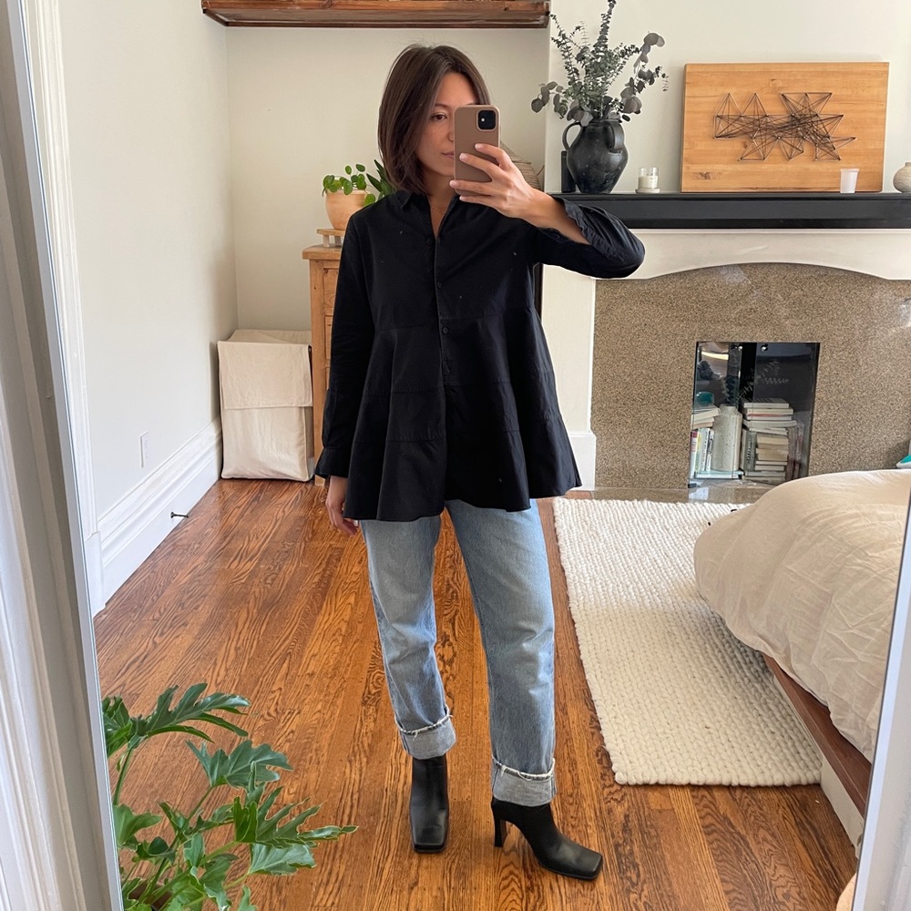 CO Black Button-up